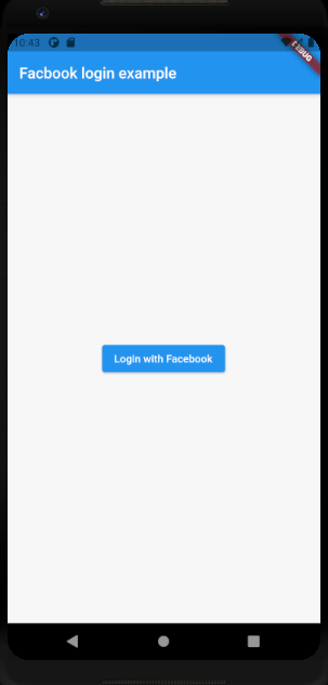 facebook login demo