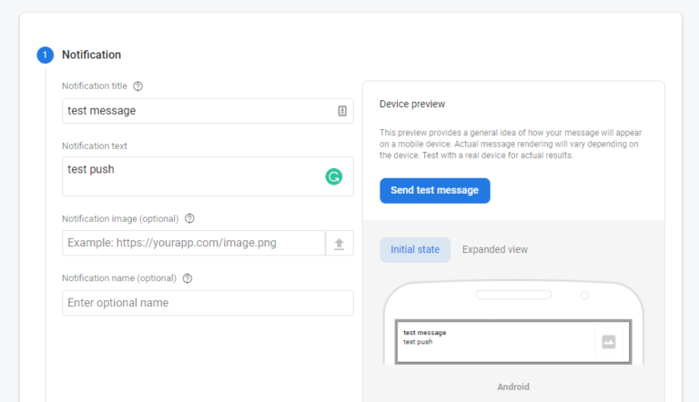 flutter project creation