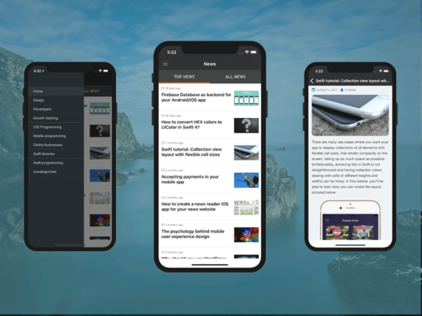 Flutter WordPress App Template