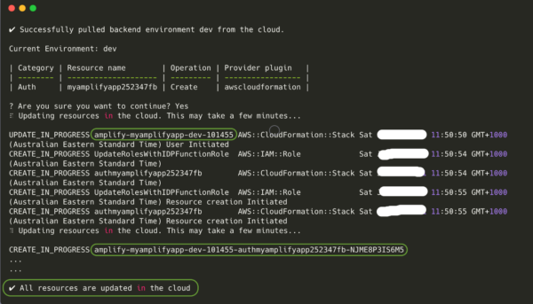 Flutter AWS Amplify tools