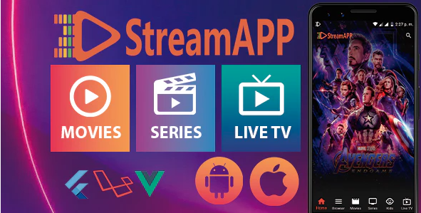 StreamApp - Streaming Movies, TV Series and Live TV